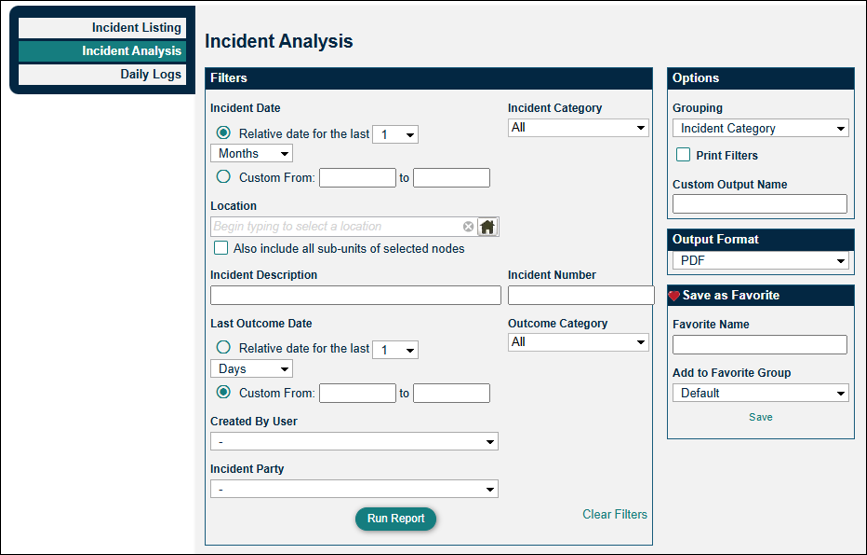 Incident Analysis